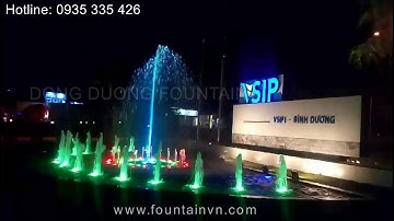 Thiết kế đài phun nước cho khu công nghiệp VSIP I- Bình Dương