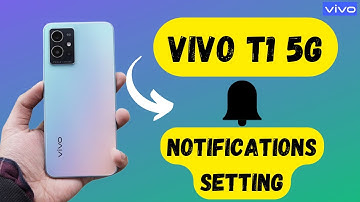 Vivo T1 notifications setting | T1 5g notification on/off