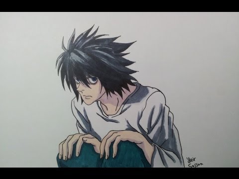 Draw you in death note anime style by Sennsennart_