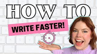 How to Write a Blog Post Faster: My Process for Writing Posts in an Hour or Less