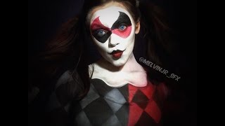 Harley Quinn makeup/ body paint tutorial