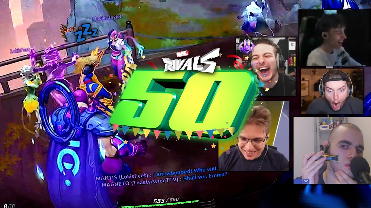 Marvel Rivals Funny Moments 50 (Necros, andr3wow, bogur)