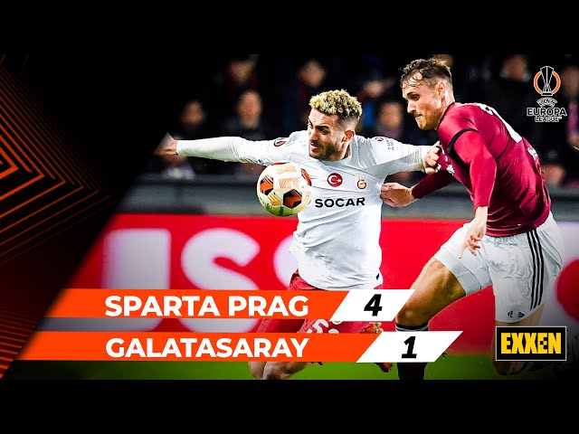 Sparta Prag - Galatasaray (4-1) | Maç Özeti | Avrupa Ligi Play-Off Turu 2. Maç