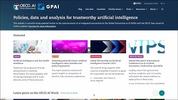 The OECD.AI Policy Observatory: Policies, data, tools and analysis for trustworthy AI