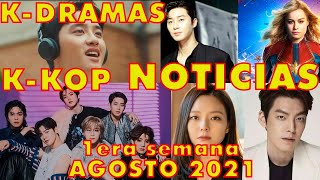 K-DRAMAS y K-POP NOTICIAS  1era SEMANA de AGOSTO 2021 screenshot 2