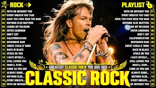Download Lagu Guns N' Roses, Metallica, Queen, Nirvana, Bon Jovi, AC/DC, U2 🔥 Best Classic Rock Songs Of All Time MP3