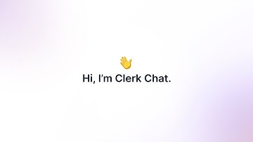 Clerk Chat AI