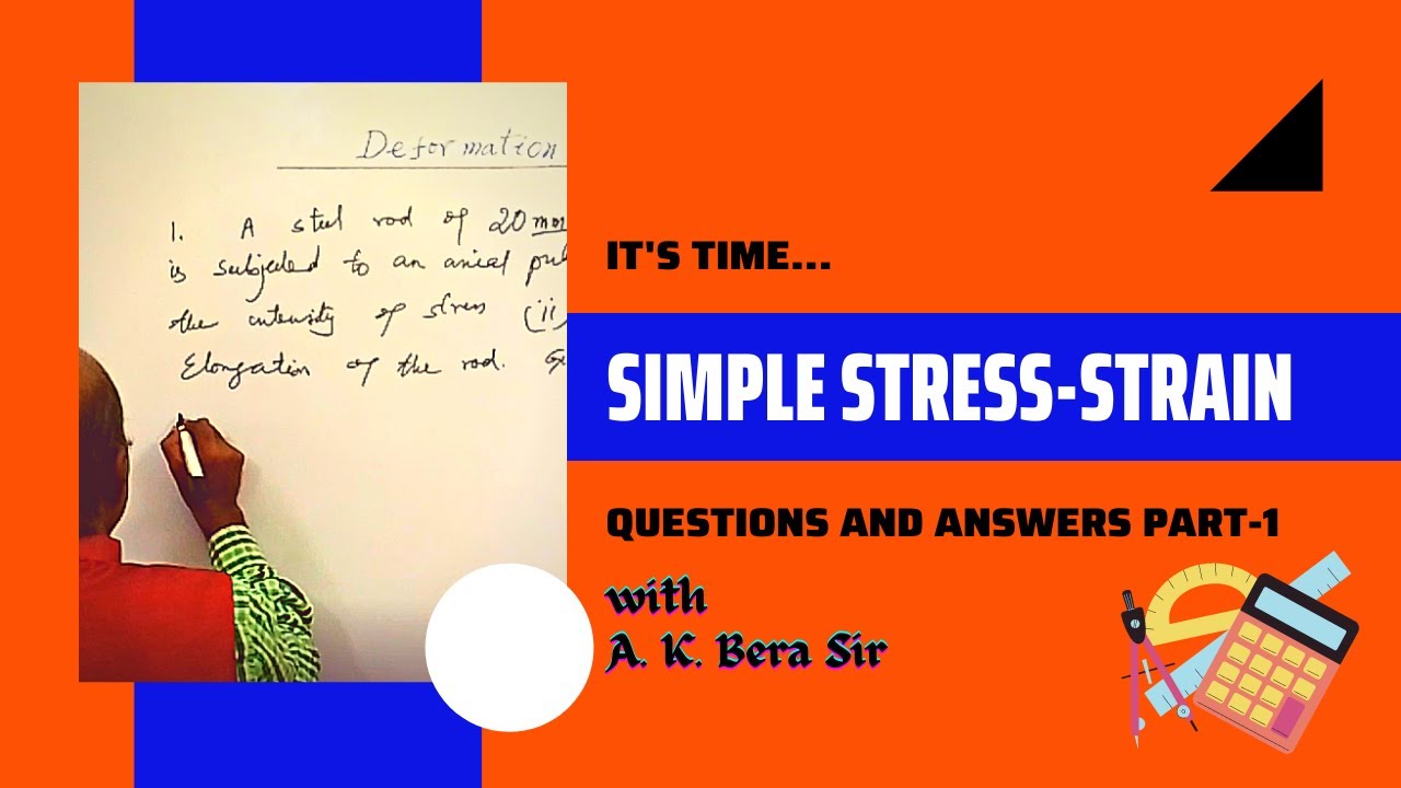 Simple Stress-Strain Questions and Answers Part 1 - YouTube