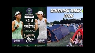 🔴 LIVE: We Camped Overnight for Centre Court! 🇵🇭 Alex Eala vs Iga Świątek | Wimbledon 2026