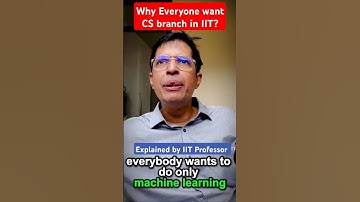 🔥Why Everyone wants CSE in IIT🤔 Explained by IIT Madras Professor❤️ IITJEE Motivation #shorts