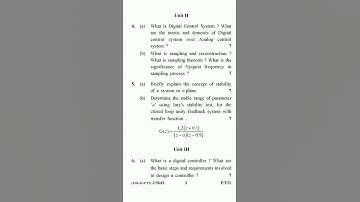 Control System-II exam,2021.