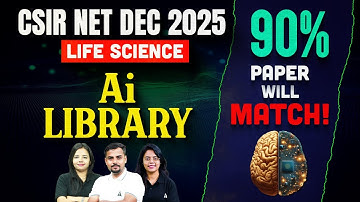 CSIR NET DEC 2025 | CSIR NET  Life Science AI Library Launched One Shot And Mock Test Planner