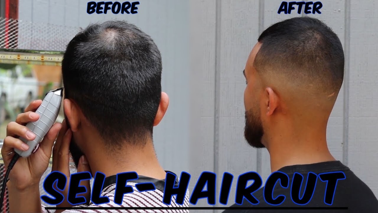 self hair cut fade