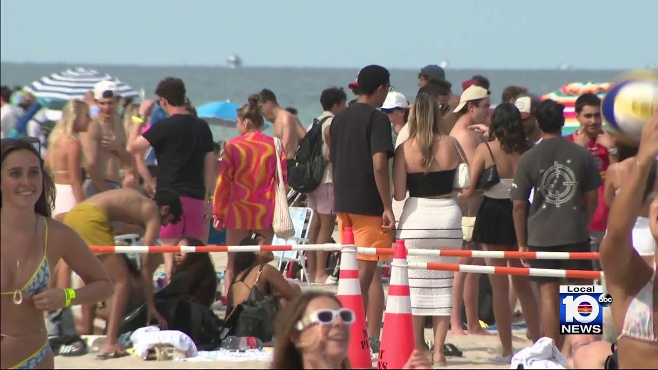 Spring breakers living it up in South Florida - YouTube