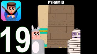Mr Bullet - Gameplay Walkthrough Part 19 - Classic Pyramid 3 stars(iOS, Android) screenshot 4