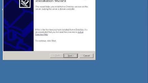 Exchange Server 2003 installation on windows server 2003  (AD install) part 1