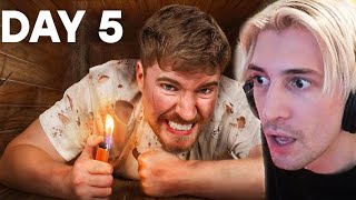 MrBeast Spent 7 Days Buried Alive | xQc Reacts