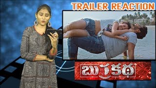Burra Katha Theatrical Trailer Reaction Aadi Mishti Chakraborthy Naira Shah Diamond Ratnababu