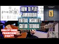 How to play jamiroquai  virtual insanity guitar tutorial full song