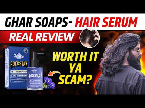 Ghar Soaps Hair Serum- Honest Review | Rockstar Advanced Hair Growth Serum | Hair growth tips