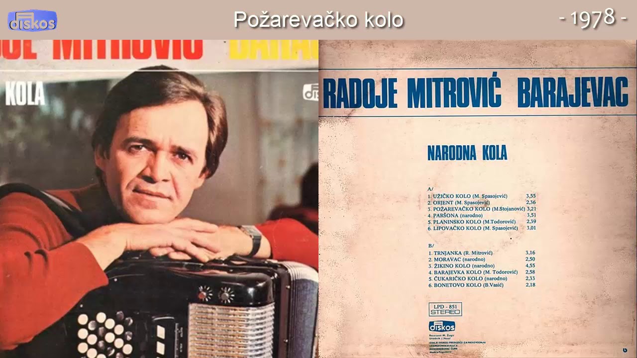Radoje Mitrovic Barajevac - Pozarevacko kolo - (Audio 1978)