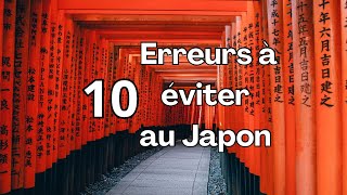 10 erreurs à éviter au Japon - carnet de voyage