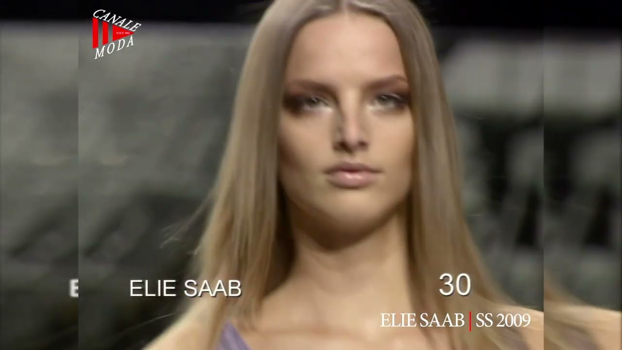 ELIE SAAB весна-лето 2009 Париж 4K – Canale Moda