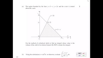 2017 HSC Ext 2 Maths Exam: Q11