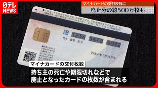 【マイナカード】交付枚数に廃止分約500万枚も含まれていた  公表方法変更へ