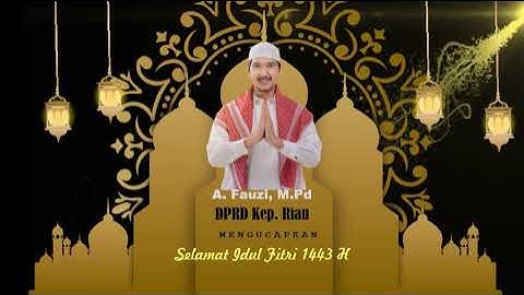 (8) VIDEO UCAPAN HARI RAYA IDUL FITRI 30 DETIK || FOR STORY WA, FACEBOOK, INSTAGRAM