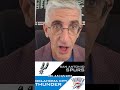 What's the play in game one of the Spurs vs. Thunder series?!