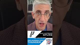 What's the play in game one of the Spurs vs. Thunder series?!