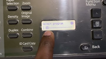 Kyocera Taskalfa 1800 Printer Program Feature | How to use Program Button in Kyocera Xerox Machine