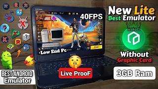 New Lenovo Best Emulator For Pc/Laptop - 3GB Ram No Graphics | Dual Core Laptop Mai Free Fire