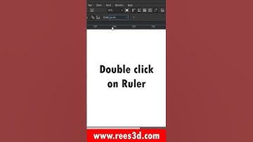 How to change Ruler Units in CorelDRAW #shorts #rees3d #graphicdesign #coreldraw