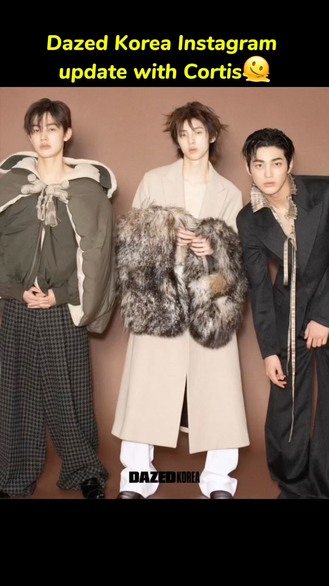 Dazed Korea X Cortis #cortis #seonghyeon #juhoon #keonho #shorts