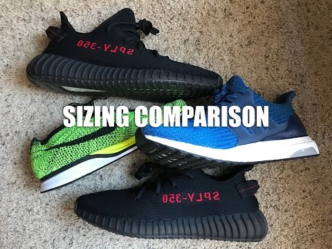 half size up yeezy v2