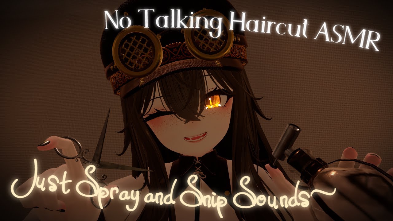Spray Bottle and Scissors Only - No Talking | VRChat 3Dio ASMR