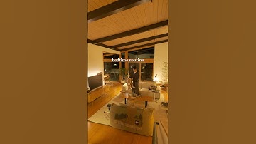 wind down for the night with me :) #nightroutine #midcenturyhome #homedecor
