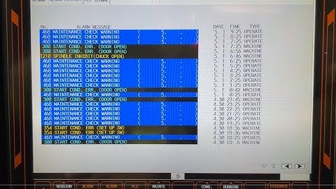 Mazatrol SmoothG: How to troubleshoot a USER alarm #354 on the PLC LADDER. How enable RB parameter.