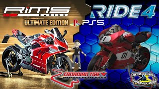 RIMS VS RIDE 4 - DUCATI PANIGALE 2017 ELABORATA  SUL CIRCUITO CANADIAN TIRE GAMEPLAY PS5 1080p60 screenshot 5