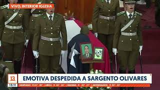 Emotivo funeral a carabinera Rita Olivares en Quilpué