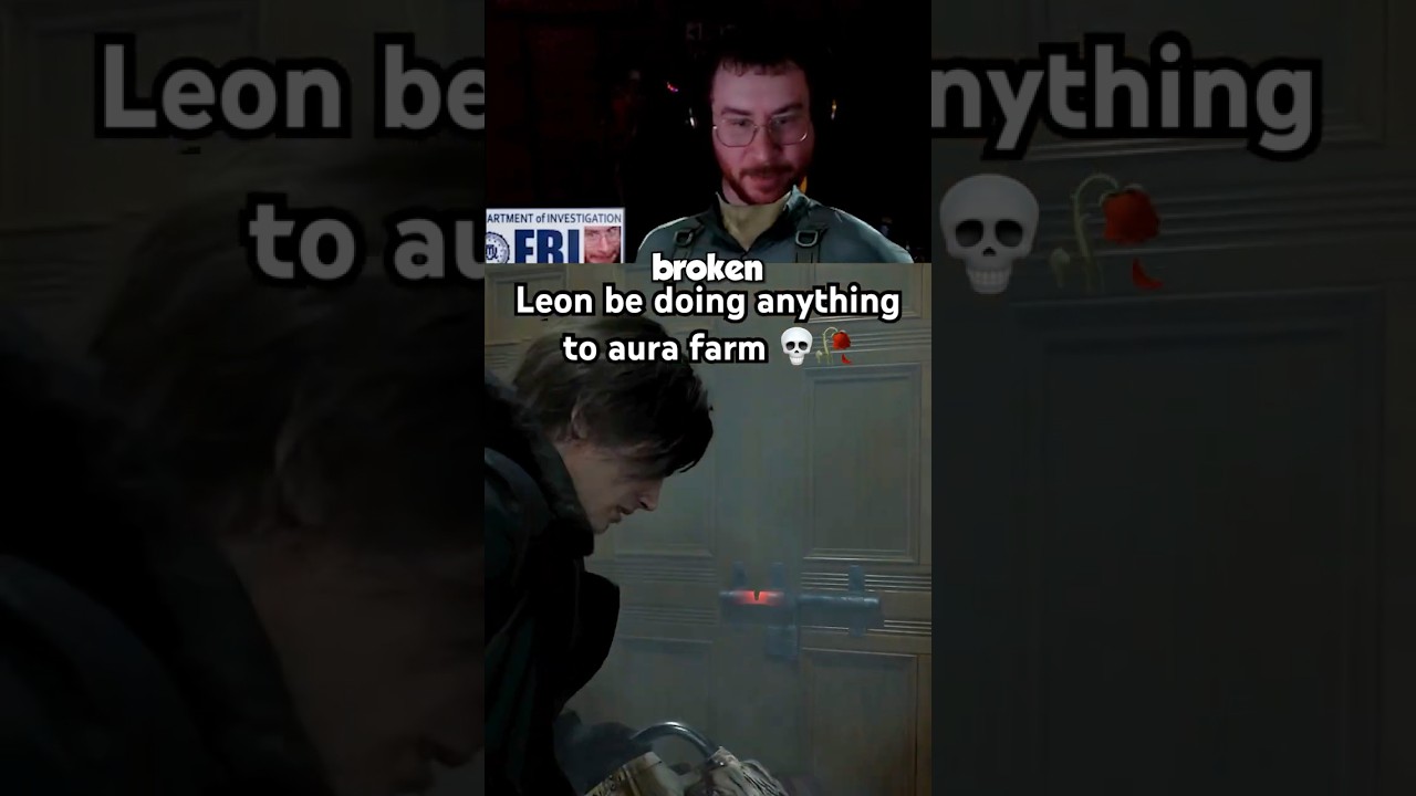 Leon Doing Anything to Aura Farm 💀🥀