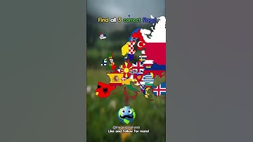 FIND THE 3 CORRECT FLAGS! 🏳️👀🔎