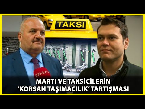 Martı ve Taksicilerin ‘Korsan Taşımacılık’ Tartışması