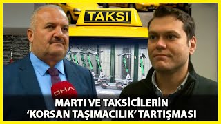 Martı ve Taksicilerin ‘Korsan Taşımacılık’ Tartışması Resimi