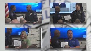 Abilene Police Departments honors officer excellence at promotion an awards ceremony