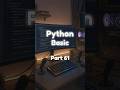 Python Basic | Part 61 #cybersecurity #python #pythonbasics #pythonprogramming #tutorial