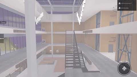 Epic motor! Cortex glass hydraulic elevator at 5th Commerce Tower in Roblox