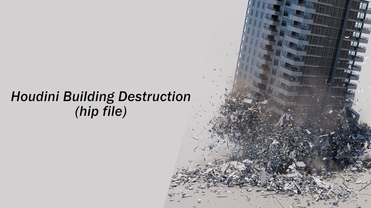 Building Destruction in Houdini – Karma (HIP File) - YouTube